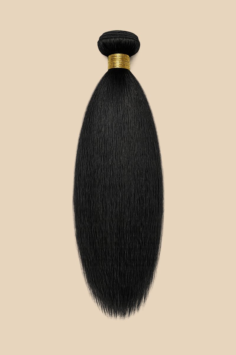 Natural Straight hair extension bundle